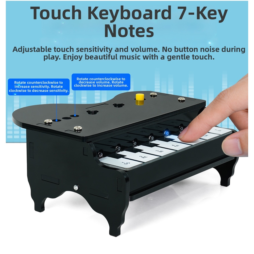 Diy For Electronics - Kit DIY de Teclado Eletrônico Simulando
