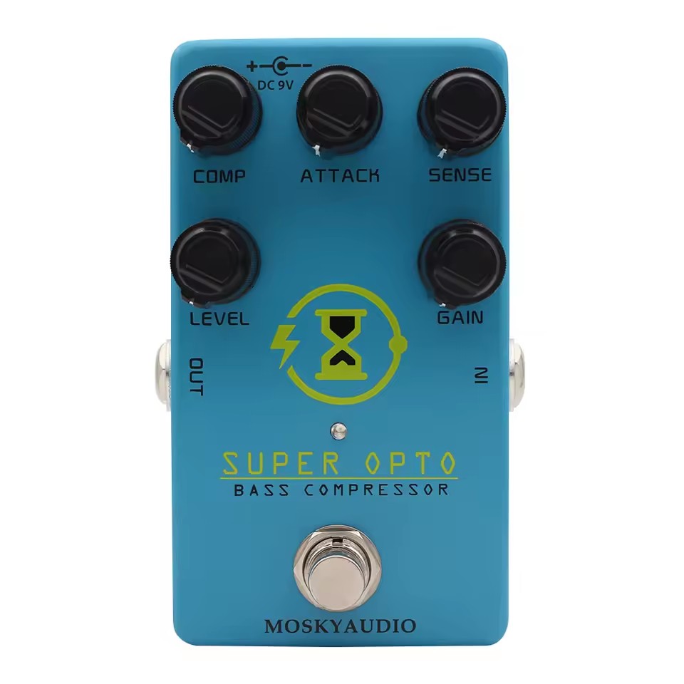 Diy Guitar Electronics - Mosky Super OPTO Bass Compressor óptico