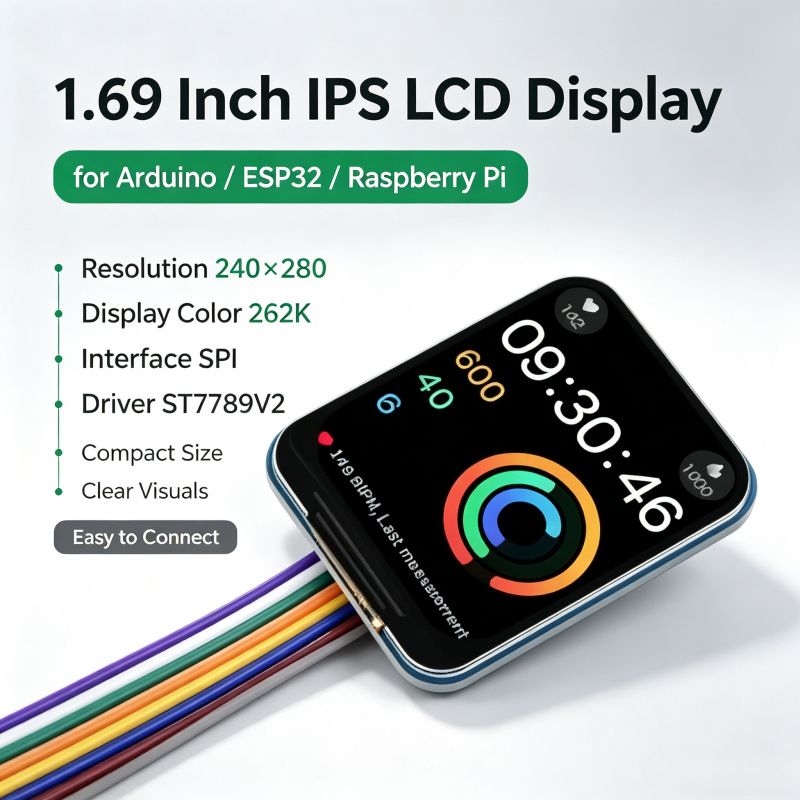 Raspberry Pi Zero - Módulo LCD IPS de 1,69 polegadas