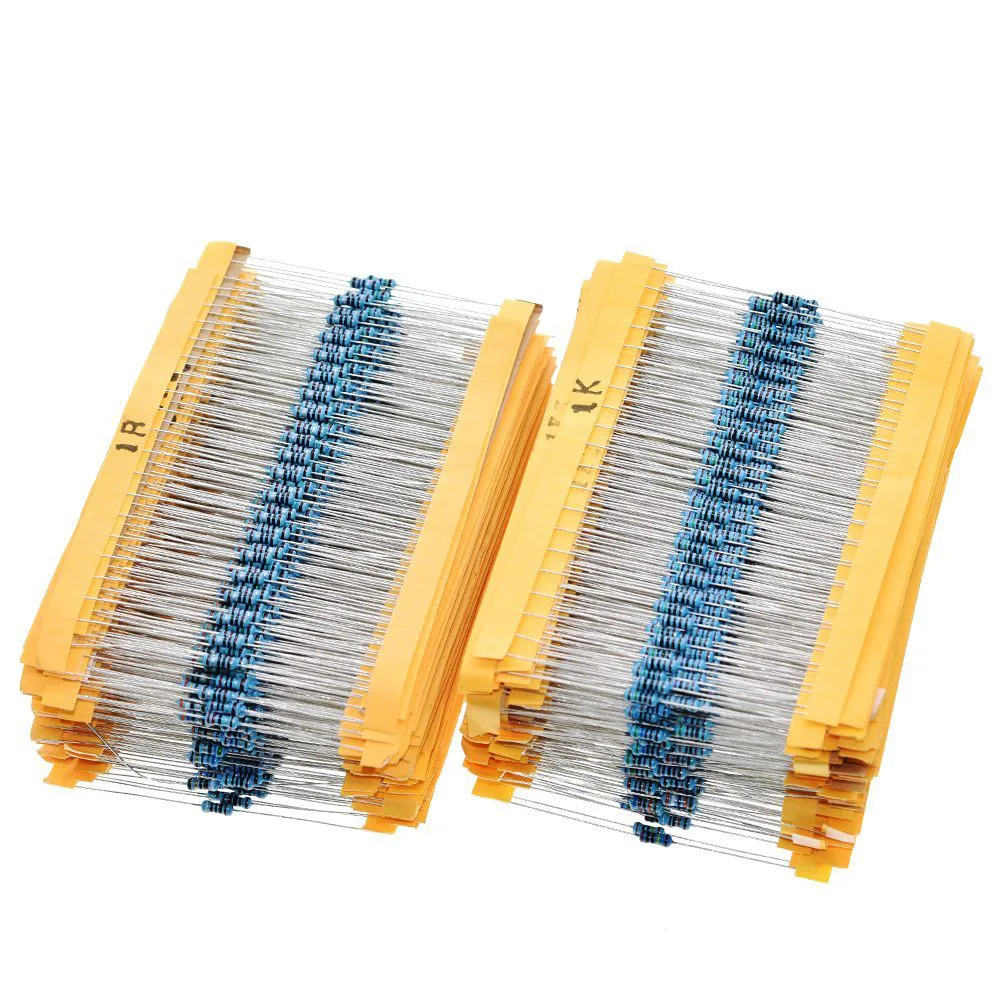 Kit de 600 resistores de filme - Arduino Diy Electronics avaliação e preço