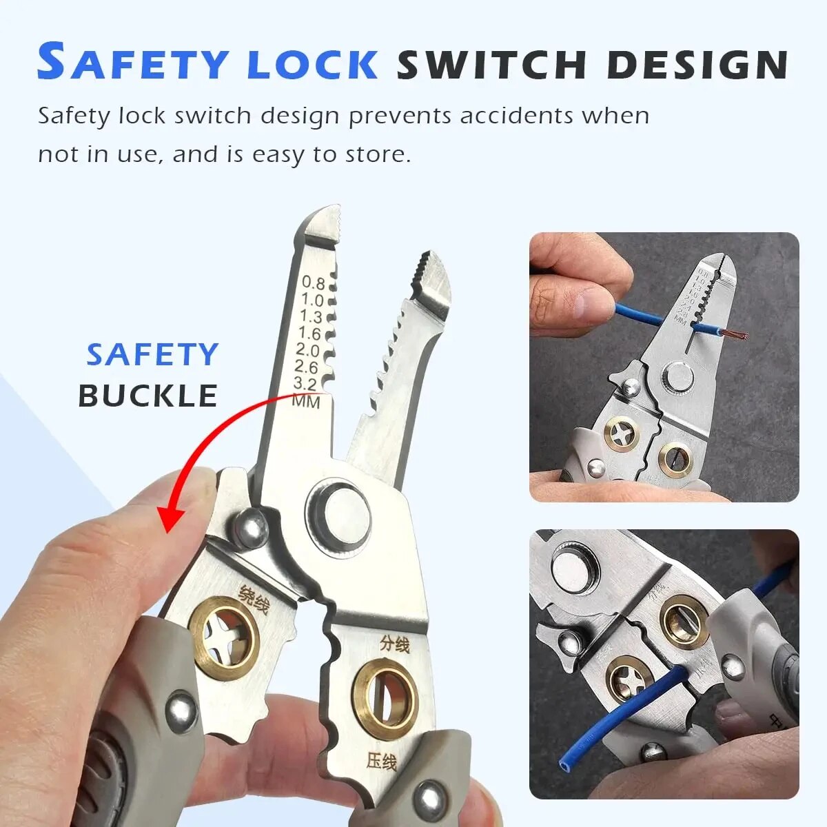 6 em 1 descascador de fio espe - Wire Stripper Cutter avaliação e preço