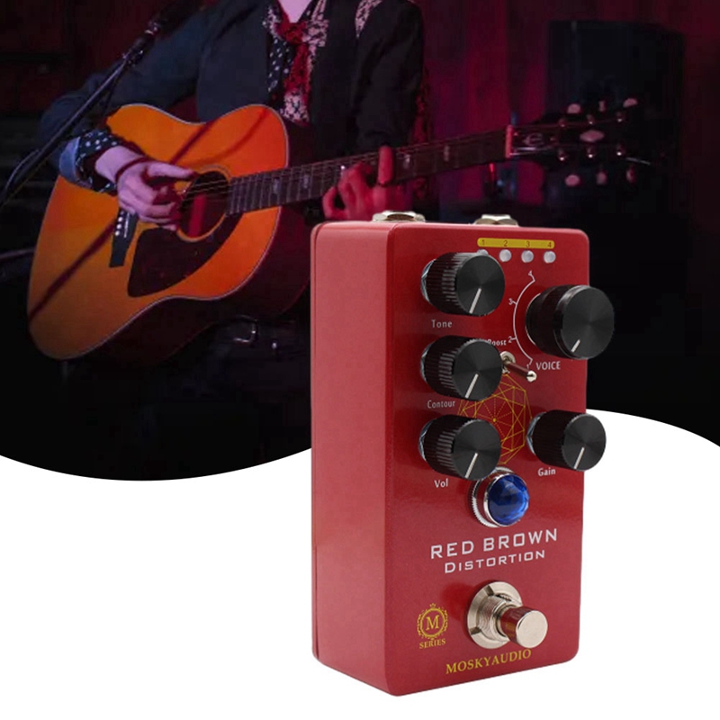 Prático mosky vermelho marrom  - Diy Guitar Electronics avaliação e preço