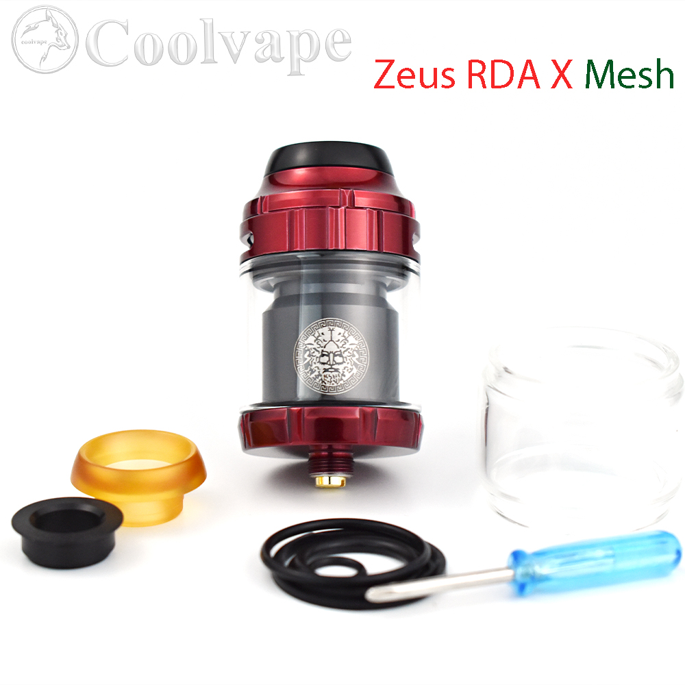 Atomizador Zeus RTA 25mm com D - Diy Vape Electronics avaliação e preço