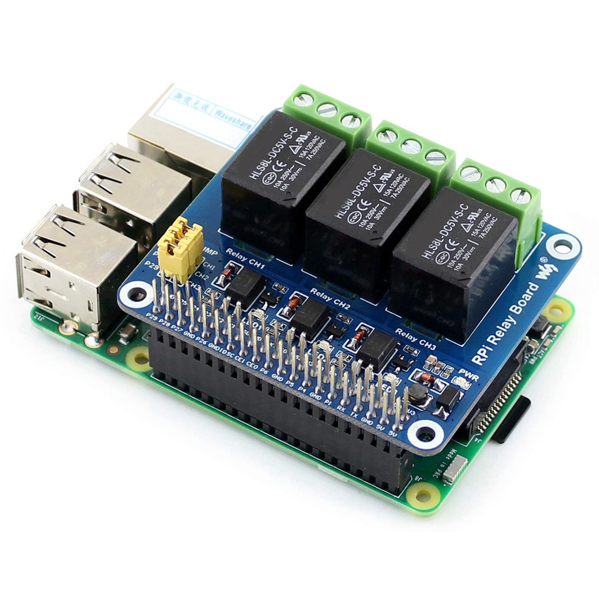 Módulo de Relé Waveshare 5V de - Raspberry Pi Zero avaliação e preço