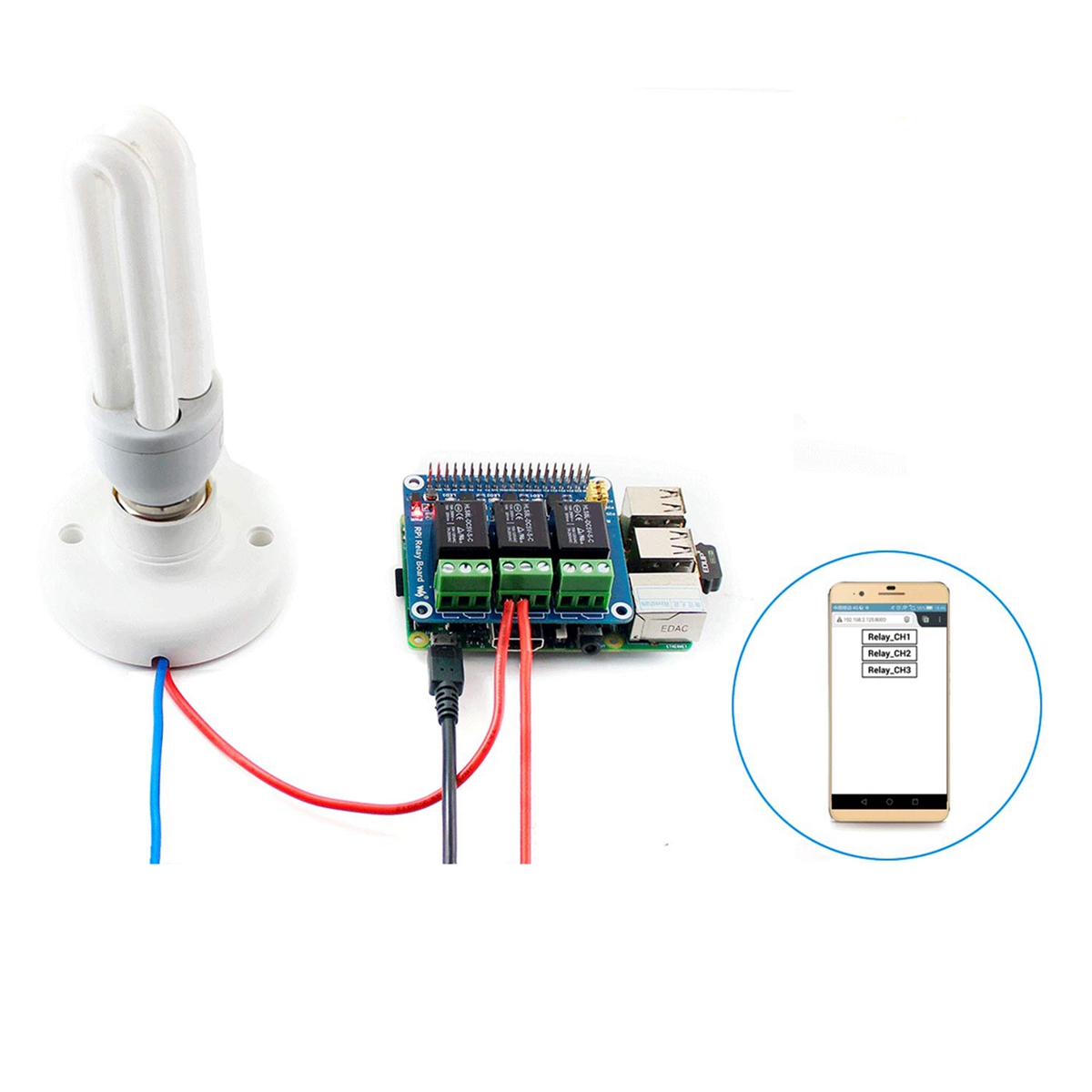 Módulo de Relé Waveshare 5V de - Raspberry Pi Zero avaliação e preço