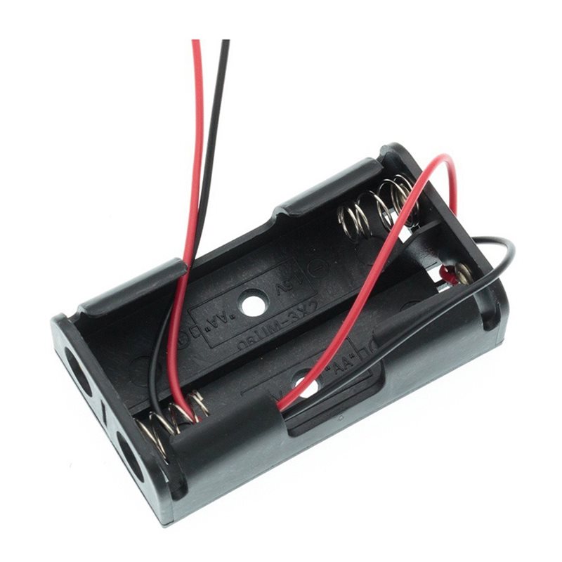 AAAEL-100Pcs Caixa para 2 Pilh - Diy Electronics Holder avaliação e preço